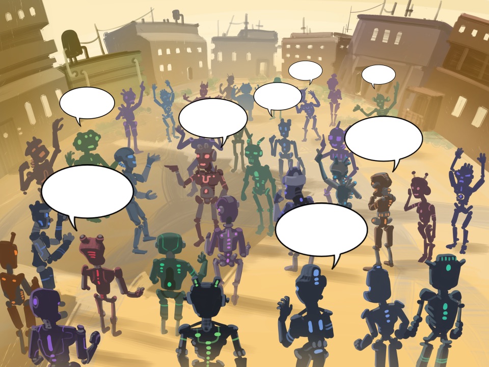 30 verschiedene Roboter