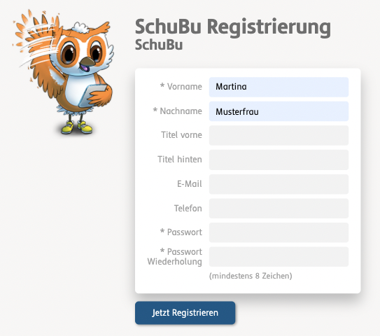 Registrierung