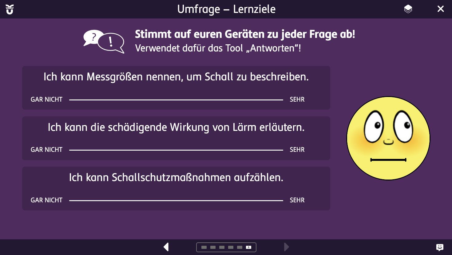 Screenshot der Lernziele Präsentationsfolie.