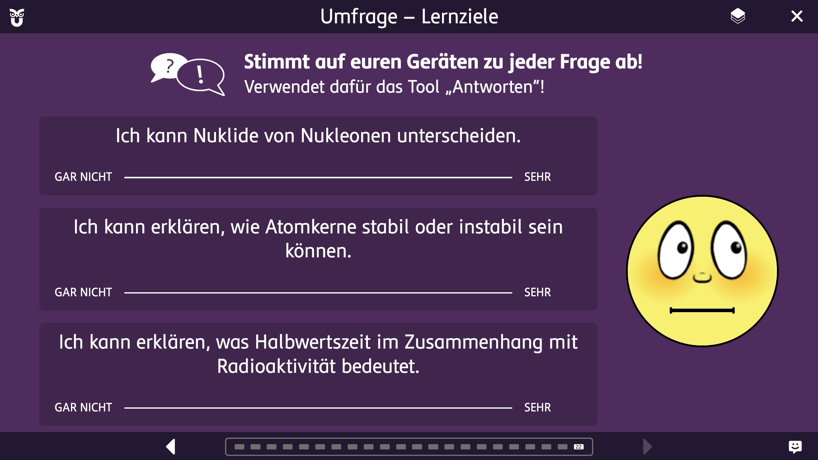 Screenshot der Lernziele Präsentationsfolie.
