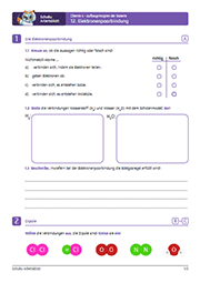 Arbeitsblatt Chemie